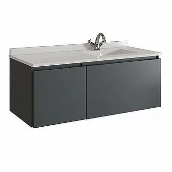Тумба с врезной раковиной с двумя ящиками Caprigo Ponza 151-160 155F