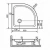 Душевой поддон RGW Acryl STYLE PL 16180499-11 90х90 белый