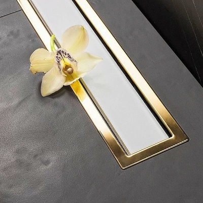 Душевой трап Pestan Confluo Premium Line White Glass Gold 850