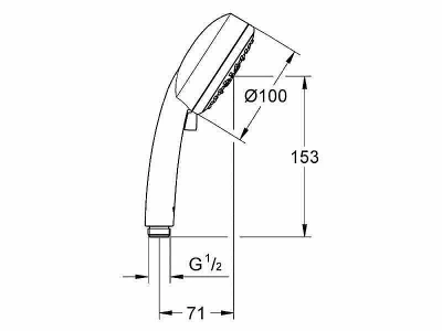 Душевая лейка Grohe Tempesta Cosmopolitan 27573002
