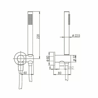 Душевая система PAINI Cox 78CRSET26911SH хром