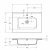 Тумба с раковиной BelBagno KRAFT 70 2C-SO/BB700ETL Bianco Opaco
