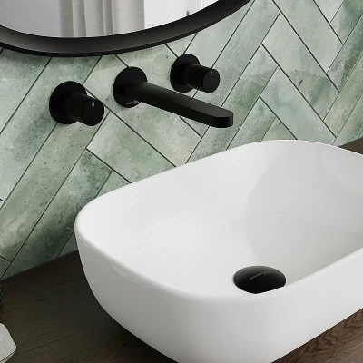 Смеситель для раковины WasserKRAFT Fulda 5245 черный матовый