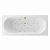 Ванна акриловая EXCELLENT Oceana Slim RELAX WAEX.OCE16S.RELAX.BR 160x75 белая с гидромассажем