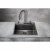 Мойка кухонная Milacio Denia 57 Steel MC.77409 вороненая сталь Мойка кухонная Milacio Denia 57 Steel MC.77409 вороненая сталь