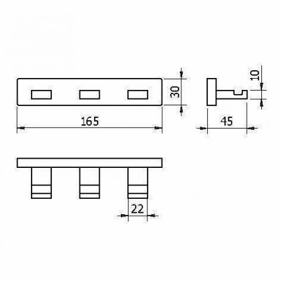 Крючок Langberger Alster 10933A