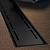 Душевой лоток Veconi Line Black V550LB