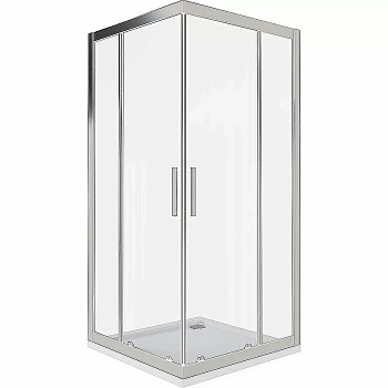 Душевой уголок Good Door Cofe CR-100-C-CH стекло прозрачное/профиль хром