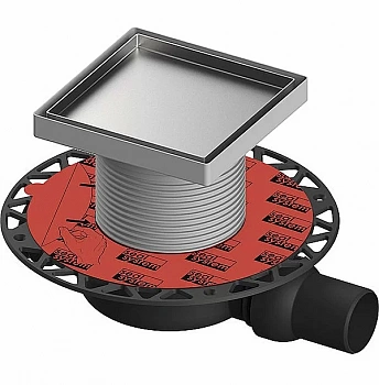 Душевой трап TECE Drainpoint S с низким сифоном 3601400 хром