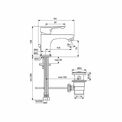 Набор смесителей Ideal Standard Ceraflex Esla BD002XC