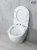 Унитаз подвесной Gid Tr2122TF белый, безободковый, с крышкой микролифт, слив торнадо