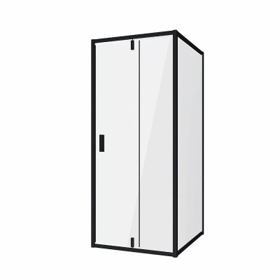 Душевой уголок Niagara Nova NG-83-8AB-A70B 80х70 стекло прозрачное/профиль черный