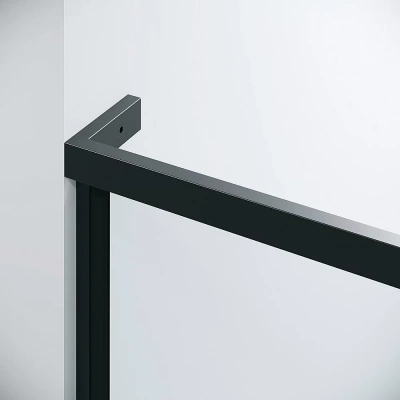 Душевой уголок Grossman Pragma 120.K33.03.1090.21.00 100x90 профиль черный матовый/стекло прозрачное