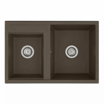 Мойка для кухни Акватон Делия 78 DBL 1A723132DE280 коричневый