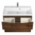 Тумба с раковиной BelBagno MARINO H60-2C-SO-RW-P 80 Rovere Moro