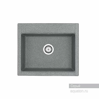 Мойка для кухни Акватон Делия 60 1A715232LD230 серый