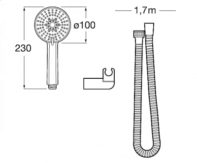 Душевая гарнитура Roca Stella 5B9C03C00