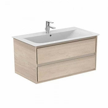 Тумба с раковиной Ideal Standard Connect Air E0821UK 100 светлое дерево