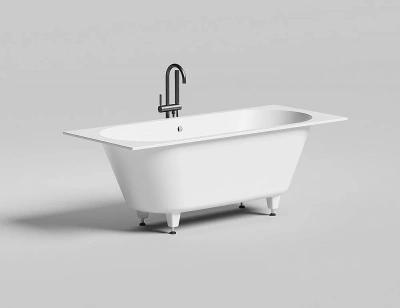 Ванна Salini Ornella AXIS S-Stone 104623MRF 170x70 белая/полностью RAL матовая