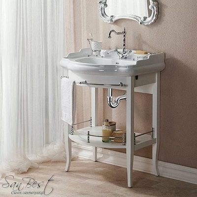 Консоль с раковиной Caprigo TREVI KR-7 70 цвет на выбор