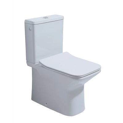 Унитаз-компакт Orans Ceramic OLS-WM9904 безободковый, с бачком, с крышкой микролифт