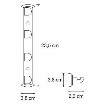 Крючок WasserKRAFT Kammel K-8374