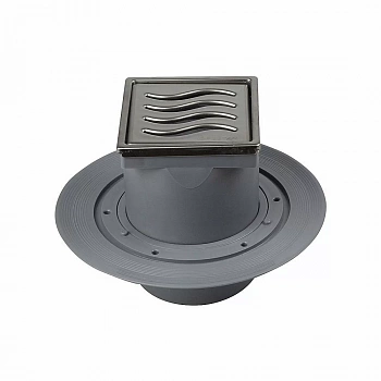 Душевой трап PESTAN Confluo Standard Vertical Dry Mask 10x10 с рамкой