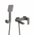 Смеситель для ванны Cezares SLIDER-VD-GM оружейная сталь Смеситель для ванны Cezares SLIDER-VD-GM оружейная сталь
