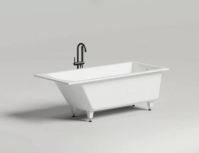 Ванна Salini Cascata S-Sense 104113GRF 170x75 белая/полностью RAL глянцевая