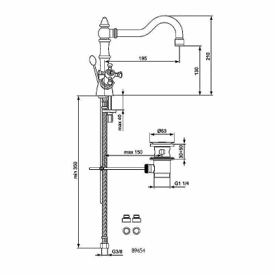 Смеситель для раковины Ideal Standard Reflection B9654LS