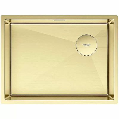 Кухонная мойка Paulmark Next-Skew 58 PM885844-LG светлое золото