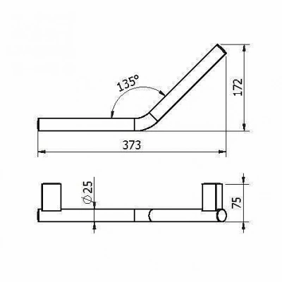 Поручень Langberger Ledro 28056B