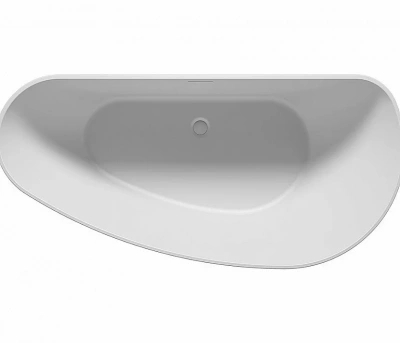 Ванна из искусственного камня Riho Granada 170x80 белая матовая