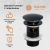 Донный клапан Orange X1-004b черный