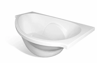 Ванна Эстет Грация 170x94 цвет по RAL c блестками