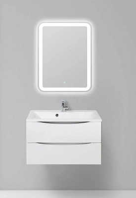 Тумба с раковиной Belbagno MARINO 90 2C-SO/BB900/450-LV-MR-PR Bianco Opaco