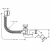 Слив-перелив для ванны Hansgrohe Flexaplus 58143000