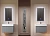 Тумба с раковиной Cezares PLISSE PREMIUM 55414 51 Grigio nuvola