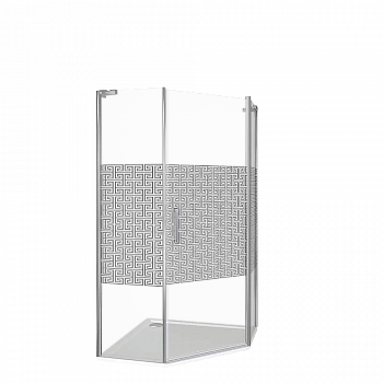 Душевой уголок Good door FANTASY PNT 100x100 прозрачный с рисунком