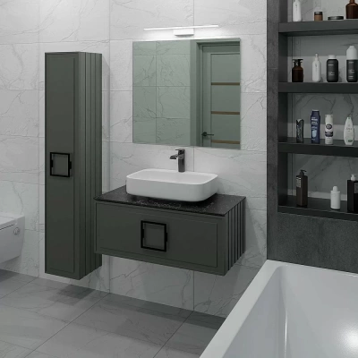 Пенал LA FENICE Cubo Grigio 30 серый/ручка черная