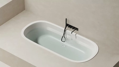 Ванна Salini Ornella AXIS S-Sense 180x80 103411M белая матовая