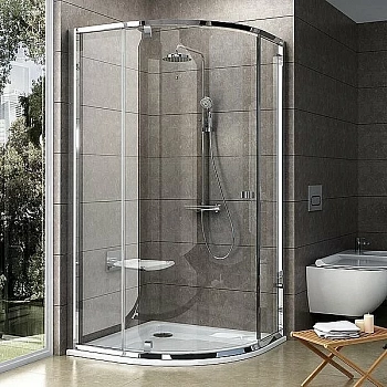 Душевой уголок Ravak Pivot PSKK3 80X80 профиль блестящий/стекло прозрачное