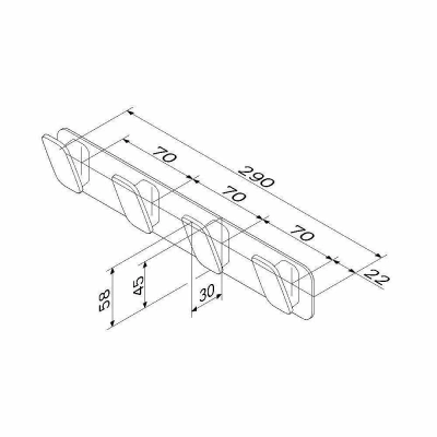 Крючок AM.PM Inspire 2.0 A50A35900