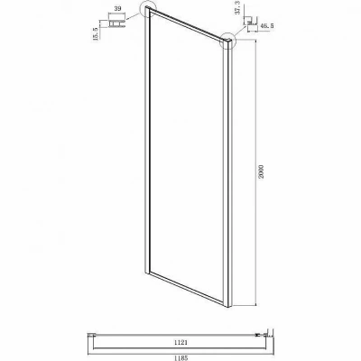 Душевой уголок Ambassador Forsa AX 120AX + 17021111AX 170х120