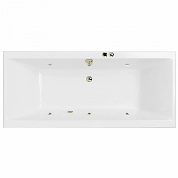 Ванна акриловая EXCELLENT Pryzmat SOFT WAEX.PRY20.SOFT.BR 200x90 белая с гидромассажем