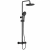 Душевая система Vitra AquaHeat Bliss 2F A4720536EXP черная матовая Душевая система Vitra AquaHeat Bliss 2F A4720536EXP черная матовая