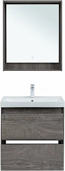 Тумба с раковиной Aquanet Милан 336373/333267 70 дуб рошелье