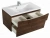 Тумба с раковиной BelBagno MARINO H60-2C-SO-RW-P 90 Rovere Moro
