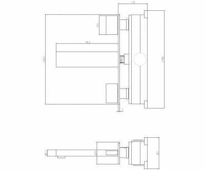 Смеситель для раковины Abber DAHEIM AF82122G матовое золото