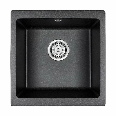 Мойка кухонная Paulmark Brilon PM404800-BLM Черная